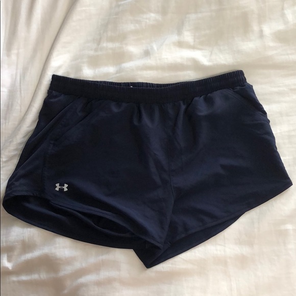 Under Armour Pants - *NAVY* Under Armour Running Shorts